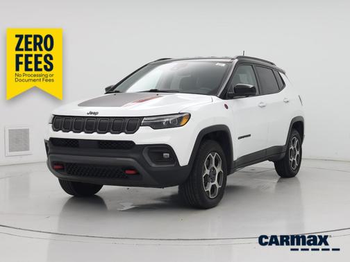 White 2022 Jeep Compass Trailhawk