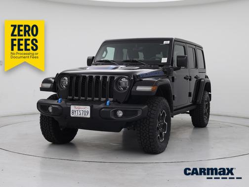 Black 2021 Jeep Wrangler Unlimited 4xe Unlimited Rubicon