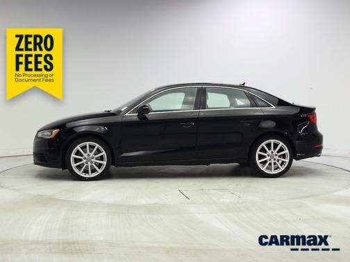 Black 2015 Audi A3 Premium