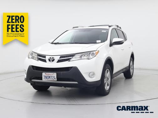 White 2015 Toyota RAV4 XLE