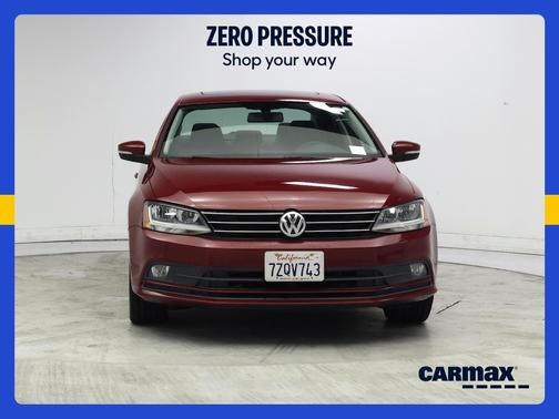 Burgundy 2017 Volkswagen Jetta SEL