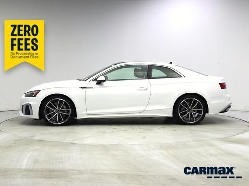 White 2022 Audi A5 S-Line Premium Plus
