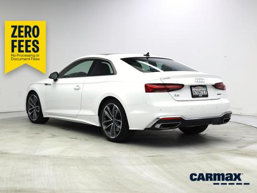White 2022 Audi A5 S-Line Premium Plus