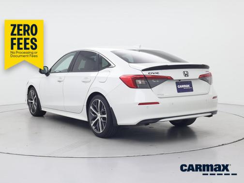 White 2022 Honda Civic Touring
