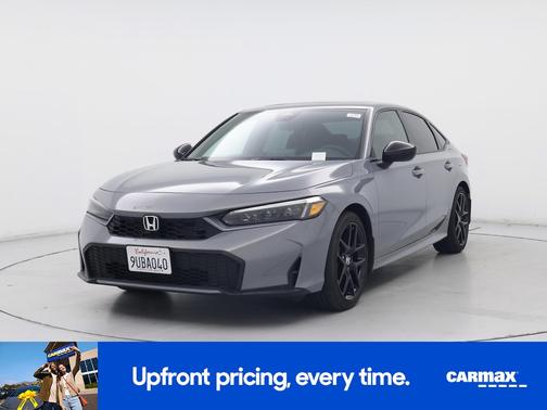 Gray 2025 Honda Civic Hybrid Sport