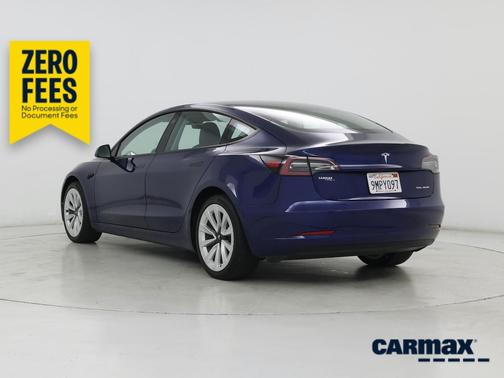 Blue 2022 Tesla Model 3 Long Range