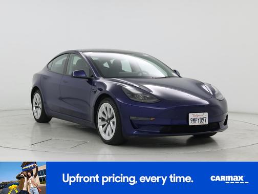 Blue 2022 Tesla Model 3 Long Range