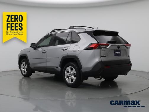 Silver 2021 Toyota RAV4 Hybrid XLE