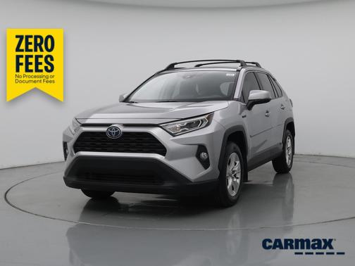 Silver 2021 Toyota RAV4 Hybrid XLE