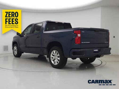 Blue 2021 Chevrolet Silverado 1500 Custom