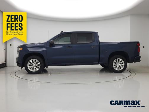 Blue 2021 Chevrolet Silverado 1500 Custom