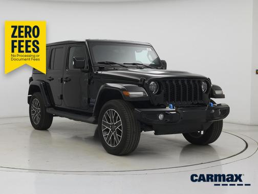 Black 2023 Jeep Wrangler 4xe Unlimited Sahara