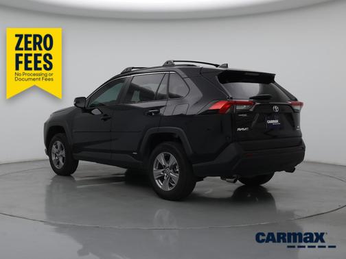 Black 2022 Toyota RAV4 Hybrid LE