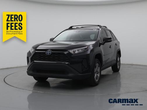 Black 2022 Toyota RAV4 Hybrid LE