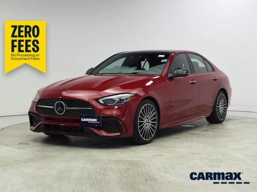 Red 2025 Mercedes-Benz C-Class