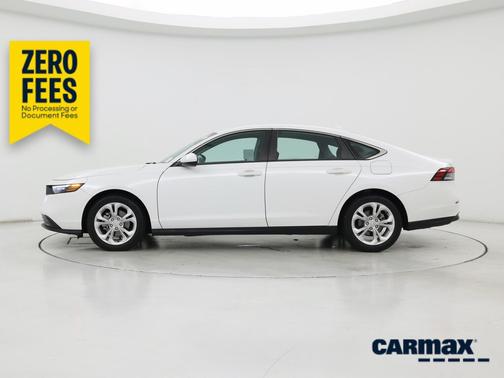 White 2023 Honda Accord LX
