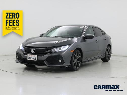 Gray 2017 Honda Civic Sport