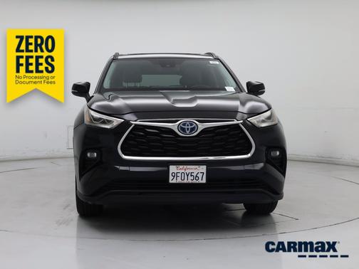 Black 2023 Toyota Highlander Hybrid Limited