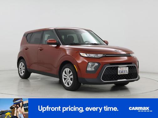 Orange 2021 Kia Soul LX