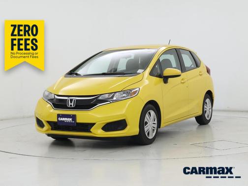 Yellow 2018 Honda Fit LX