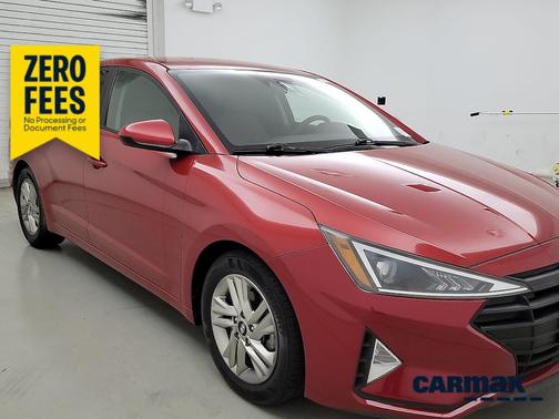 Red 2019 Hyundai ELANTRA SEL
