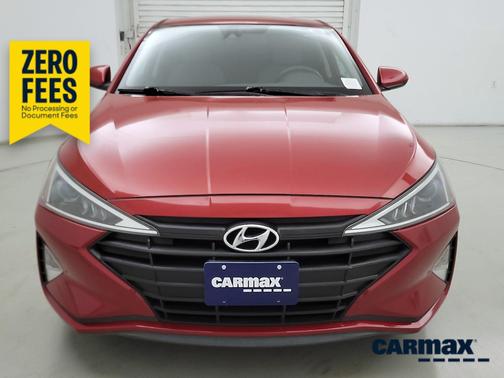 Red 2019 Hyundai ELANTRA SEL