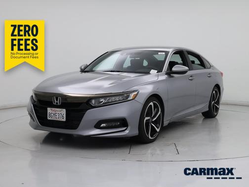Silver 2018 Honda Accord Sport