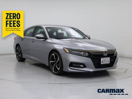 Silver 2018 Honda Accord Sport