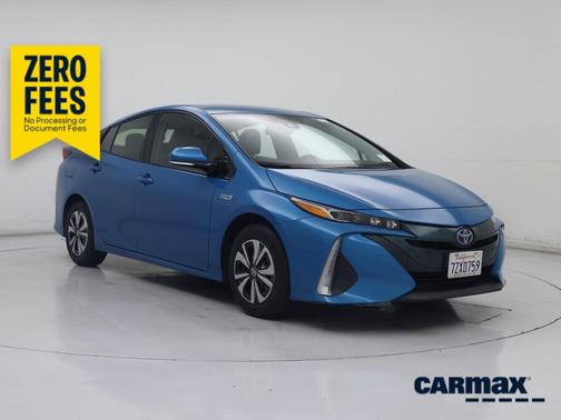 Blue 2017 Toyota Prius Prime Premium