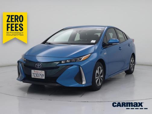 Blue 2017 Toyota Prius Prime Premium