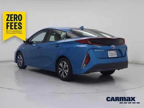 Blue 2017 Toyota Prius Prime Premium