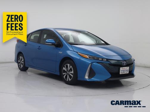 Blue 2017 Toyota Prius Prime Premium
