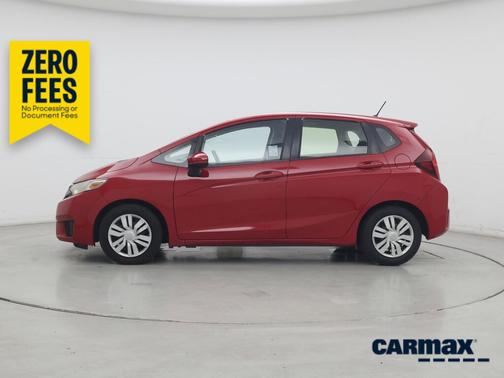 Red 2016 Honda Fit LX