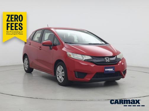 Red 2016 Honda Fit LX