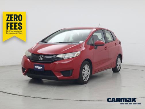 Red 2016 Honda Fit LX