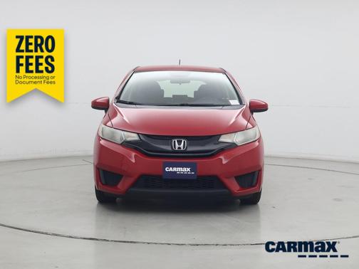 Red 2016 Honda Fit LX