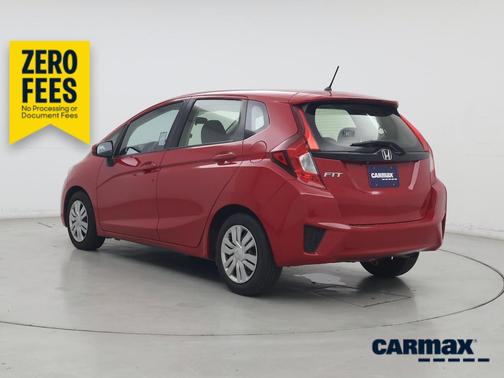 Red 2016 Honda Fit LX