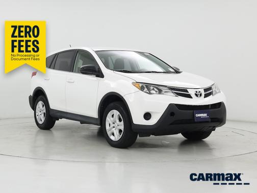 White 2014 Toyota RAV4 LE