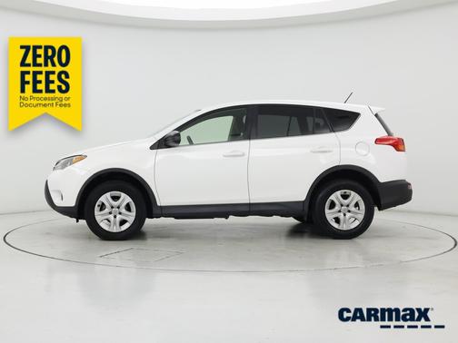 White 2014 Toyota RAV4 LE