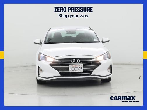 White 2019 Hyundai ELANTRA SEL