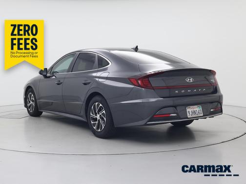 Gray 2023 Hyundai SONATA Hybrid Blue