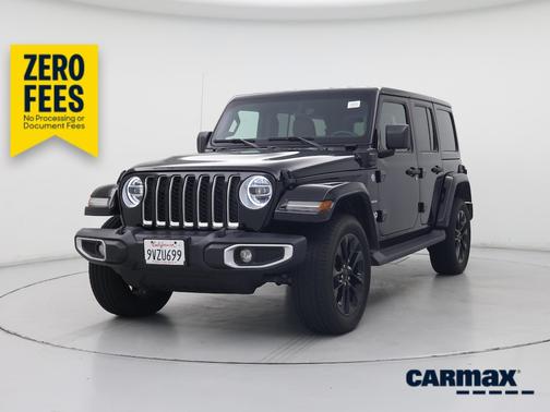 Black 2021 Jeep Wrangler Unlimited 4xe Unlimited Sahara