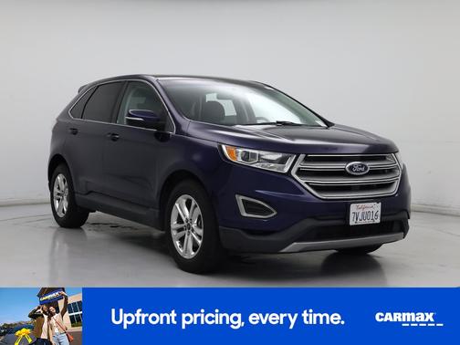 Blue 2016 Ford Edge SEL
