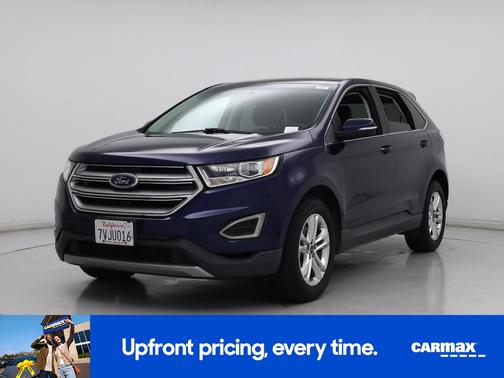Blue 2016 Ford Edge SEL