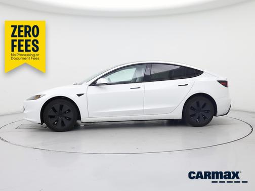White 2025 Tesla Model 3 Long Range