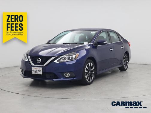 Blue 2019 Nissan Sentra SR