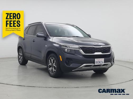 Gray 2021 Kia Seltos EX