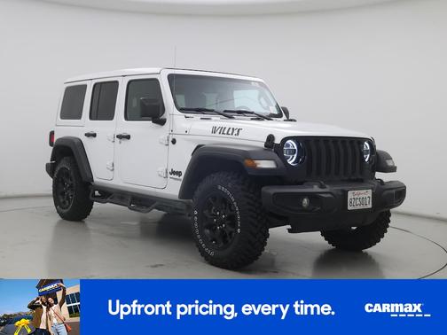 White 2021 Jeep Wrangler Unlimited Willys
