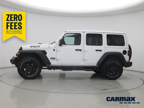 White 2021 Jeep Wrangler Unlimited Willys