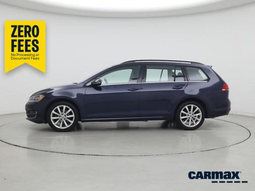 Blue 2016 Volkswagen Golf SE
